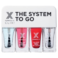 Sephora Formula X, System To Go (cleanser, base coat, 2 smalti), euro 15,90